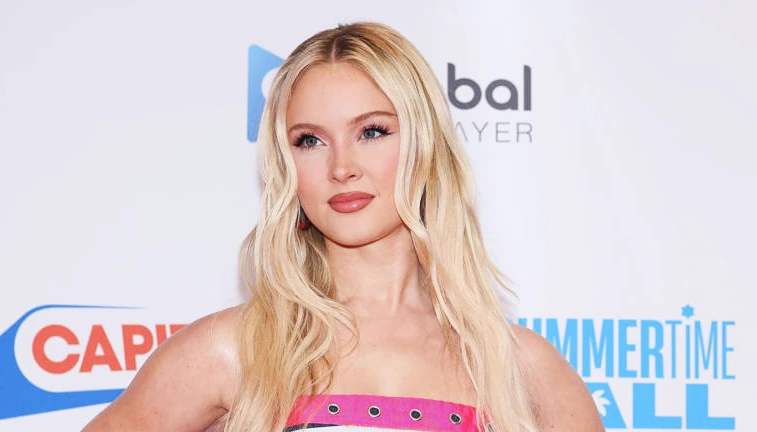 Zara Larsson net worth highlighted as the Swedish pop star attends a red carpet music event.